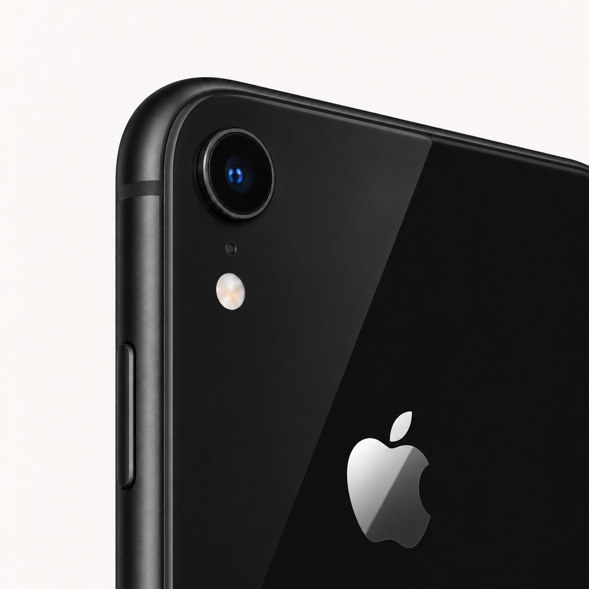 Apple iPhone XR in Black — single rear camera close-up