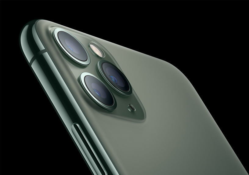 Apple iPhone 11 Pro 64GB — matte rear-glass close-up