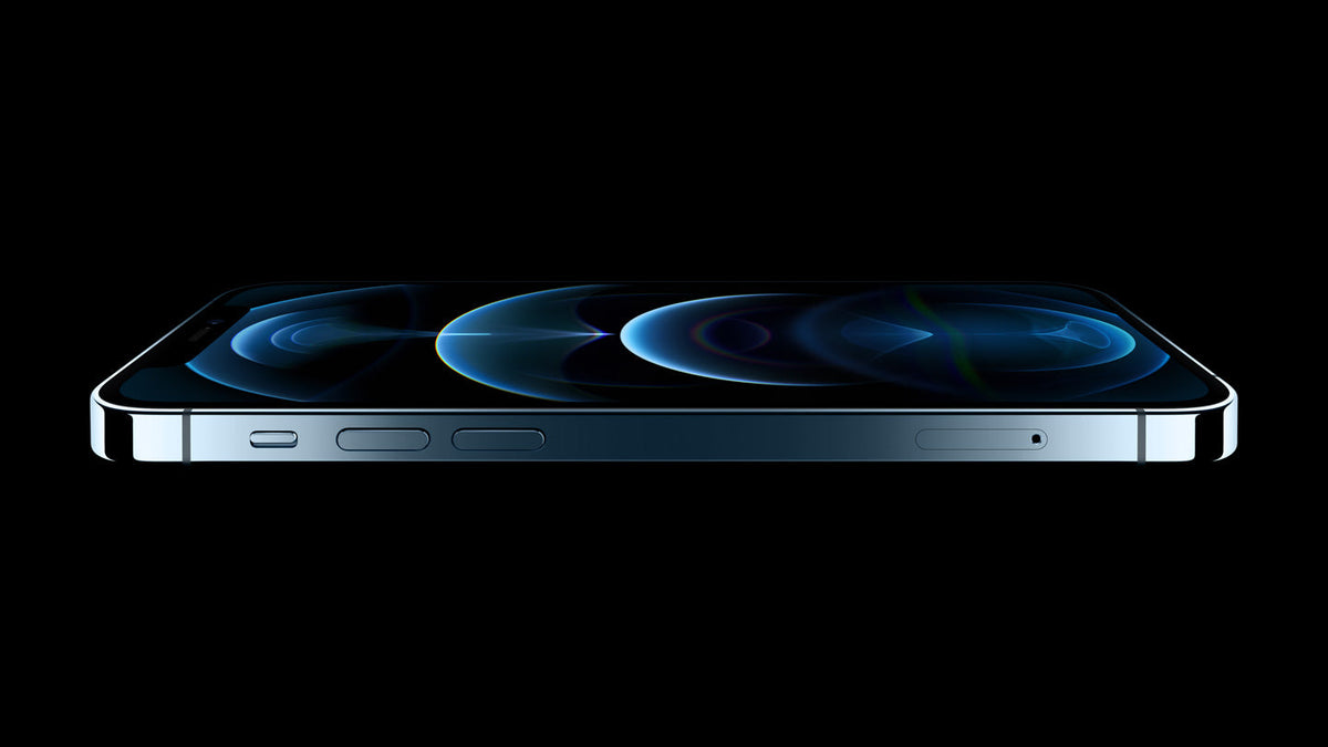 Apple iPhone 12 Pro Max 512GB — flat-edge profile view