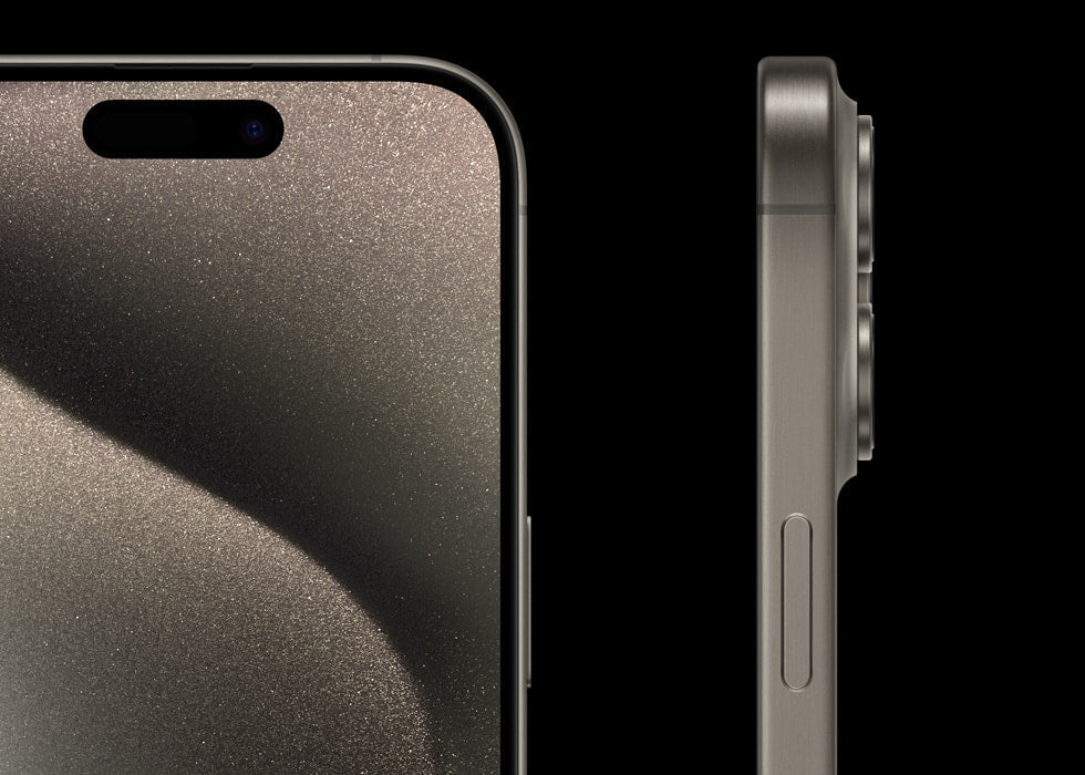 Apple iPhone 15 Pro Max 512GB — titanium side and design detail