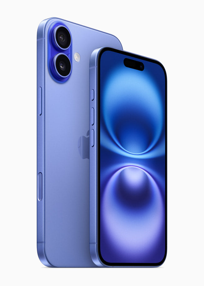 Apple iPhone 16 Plus 256GB — front and rear hero view