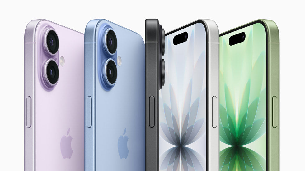 Apple iPhone 17 512GB — finish and side-profile lineup